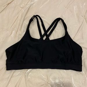 Black Lululemon Energy Bra - Size 12